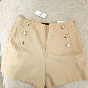 ANN TAYLOR HIGH WAIST LINEN SHORTS SIZE 6 NWT
